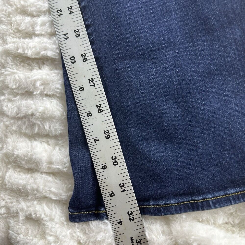 Rock & Republic Women’s Kasandra Dark Distressed Blue Boot Cut Stretch Jeans 10 - Picture 8 of 16